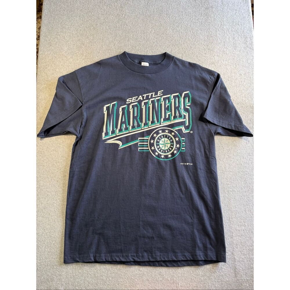 vintage 1997 Logo 7 Seattle Mariners T-shirt XL